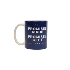 Donald Trump Promises Made Kept Reusable Coffee Mug Tea Cup 2024 Republican Gift - Picture 1 of 4