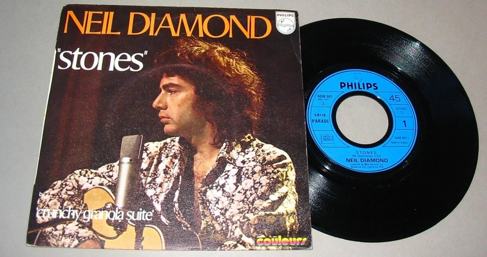 Neil DIAMOND (SP 45t 7")  Stones - Crunchy Granola suite - Photo 1/2