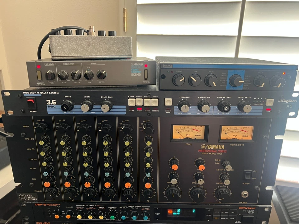 Yamaha M406 Rack Mixer, warm vintage sound, Tamura Input and Output transformers - Image 1 of 1