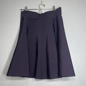 TED BAKER Women's Skarlet A-Line Skirt Purple Plum Stretch TB Size 3 (US Size 8) - Picture 1 of 7