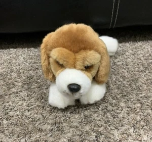 Ganz Webkinz Signature Lying Beagle Stuffed Plush Dog No Code - Picture 1 of 6