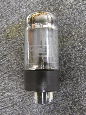 Tubo de vacío Mullard / IEC Label 5AR4 / GZ34 ......Placas de cobre Cad Foto 1 de 4