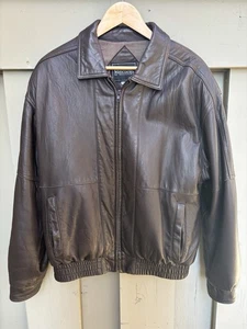 Mitchells Private Label Lammfell Lederjacke Med. Gefütterter klassischer Bomber Gr. 40 - Bild 1 von 6