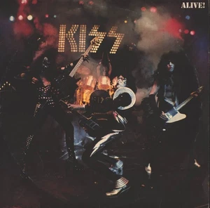 KISS - Alive - 1976 GER (VG+/VG) gatefold 2x LP Vinyl - Bild 1 von 1