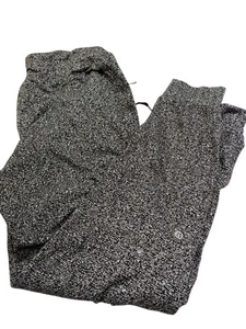 Lululemon Pants Women's Size 6 Ready To Rulu Reconnect Jacquard Luon White Black - Picture 1 of 8
