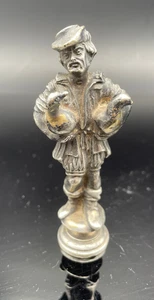 "Gänsemännchen"  Petschaft  Pfeifenstopfer?  BRONZE versilbert Miniaturansicht - Bild 1 von 5