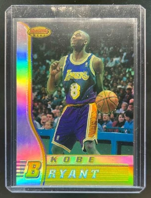 1996-97 Bowman's Best Kobe Bryant Refractor Rookie RC #R23 Lakers - Image 1 of 2