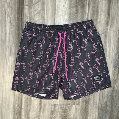 Bañador Wesc Zach rosa neón forrado de flamenco - mediano Foto 1 de 4