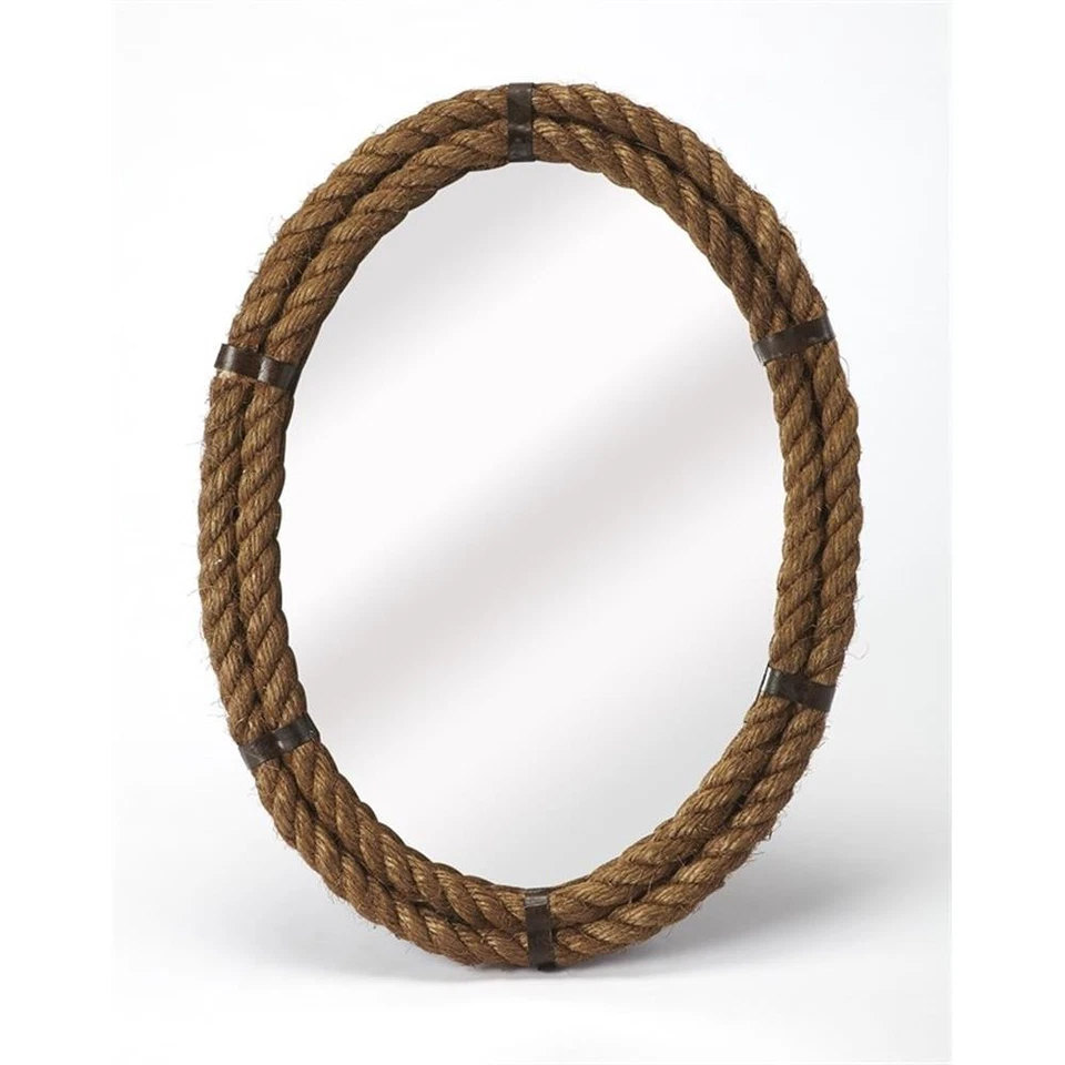 Butler Specialty Company Darby Oval Rope Wall Mirror - Image 1 of 3