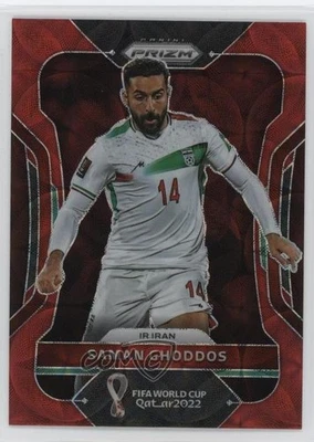 2022 Panini Prizm World Cup Qatar Choice Red Prizm Saman Ghoddos #124 - Image 1 of 2