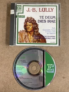 J.-B. Lully Te Deum Dies Irae CD Erato Ensemble Vocal - Picture 1 of 2