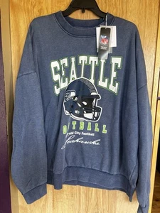 NFL Seattle Seahawks Gameday Couture Crewneck Sweatshirt Sz XL Vintage Wash - Picture 1 of 4