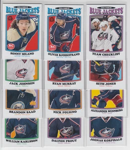 16/17 OPC Columbus Blue Jackets Retro w/Inserts (12 Cards) Foligno Milano RC + - Bild 1 von 1