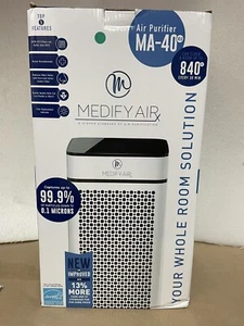 Medify Air MA-40 Air Purifier w/H13 True HEPA Filter, 840 sqft Coverage open box - Picture 1 of 1