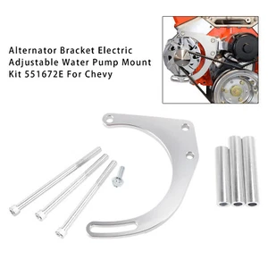 Alternator Bracket Electric Adjustable Water Pump Mount Kit 551672E For Chevy US - Picture 1 of 11