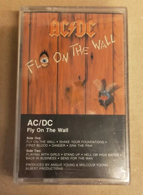 AC/DC - FLY ON THE WALL (1995) SEALED CASSETTE MADE IN TURKEY - Image 1 of 2