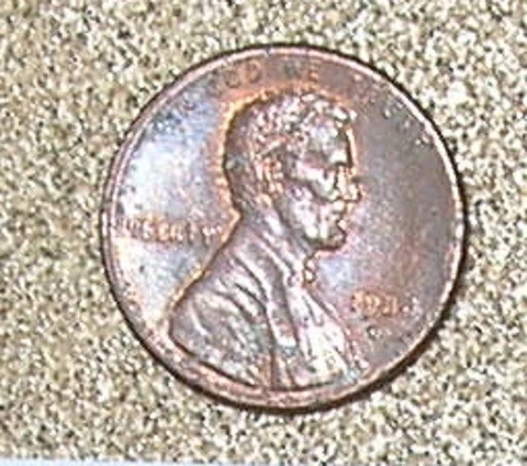 1984 D Memorial Penny Rim Die Break, Faint 'C' Errors: 'We'; Rare Old Coin Money Cover