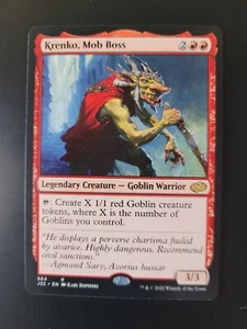 Krenko, Mob Boss 564 MTG Jumpstart 2022 (J22) raro casi nuevo - Imagen 1 de 2