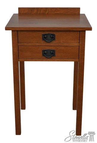 60018EC: STICKLEY Mission Oak Arts & Crafts Nightstand Cover