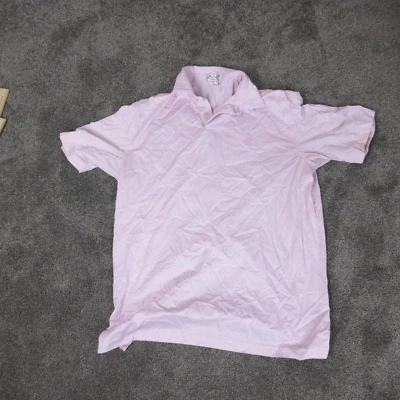 Camisa Polo Peter Millar Nanoluxe Hombre Rosa Mediana Golf Performance Foto 1 de 4