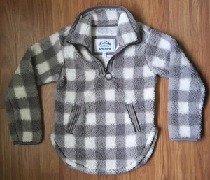CUDDLY SHERPA KIDS QUARTER ZIP SUPER SOFT FLUFFY FLEECE PULLOVER - SIZE 4 - Picture 1 of 4