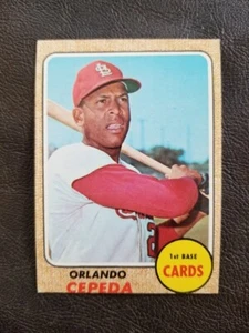 ORLANDO CEPEDA 1968 TOPPS BASEBALL #200 ST.LOUIS CARDINALS NICE - Picture 1 of 2