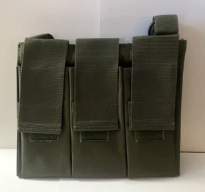 NEW 6 Pack Magazine Pouch Carrier ~ OD Green w/ Shoulder Strap - Picture 1 of 4