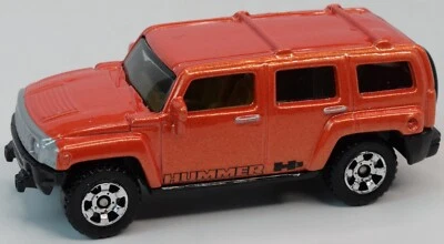 MATCHBOX 2008 OUTDOOR ADVENTURE HUMMER H3 #83 METAL FLAKE ORANGE LOOSE CAR - Image 1 of 4