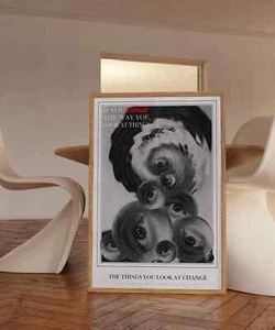 The Things You Look Quote Wall Art poster Choose your Size - Picture 1 of 2