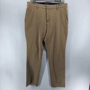 Dockers chino pants size 34 brown casual pockets flat front  slim  AS IS - Picture 1 of 11
