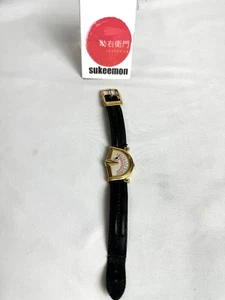 Orologio Jean D'Eve Sectora Oro Quarzo 26mm Funzionante Vintage Raro dal Giappone - Foto 1 di 12