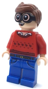 LEGO DICK GRAYSON MINIFIGURE THE BATMAN FIGURE SUPER HERO MOVIE - Picture 1 of 1