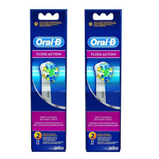 Oral-B Floss Action Electric Toothbrush Replacement Head - 4 Refill Brushes