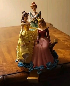 Disney Princess Holiday Stocking Hanger Holder Cinderella Belle Aurora - Picture 1 of 5