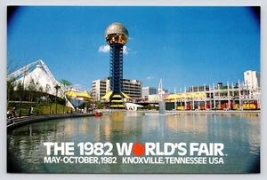 Waters of the World a Lake 1982 World's Fair Knoxville TN VTG Unused Postcard - Picture 1 of 2