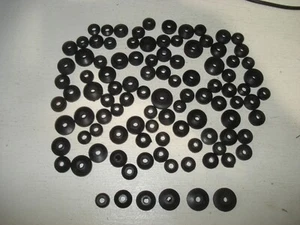 100 Pcs Faucet Washer Assortment Beveled cone Washers Rubber NOS - Picture 1 of 4