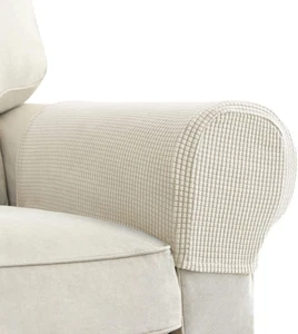 Premium Polyester Sofa Arm Cover, Scratch Resistant Protector Covers,Elastic Arm - Picture 1 of 12
