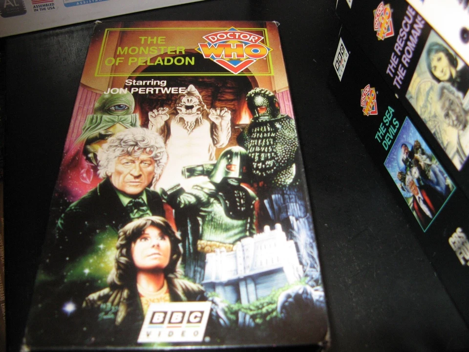 VHS-Doctor Who-The Monster of Peladon-2 vhs-Jon Pertwee - Image 1 of 1