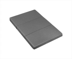 Double - Double Size Folding Foam Mattress Portable Bed Mat Dark Grey - Picture 1 of 1