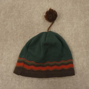 Berretto in maglia Betmar berretto berretto invernale verde arancione marrone foderato in pile con pom taglia unica - Foto 1 di 6