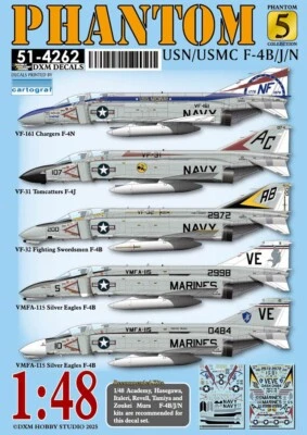 DXM decal 1/48 USN F-4B/J/N Phantom II Collection 5 - Image 1 of 4