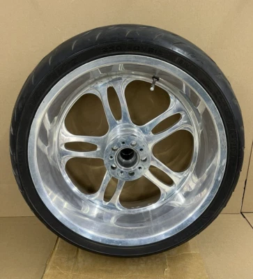 Performance Machine Custom Rear Wheel Fat Tire Harley Chopper 250/40VR18 - Image 1 of 4