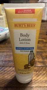 NEW Burt’s Bees Body Lotion Milk & Honey Normal To Dry Skin 6oz - Picture 1 of 2