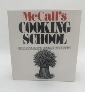 McCall's Cooking School Step by Step Cookbook 1986 Complete 1 Binder - Picture 1 of 6