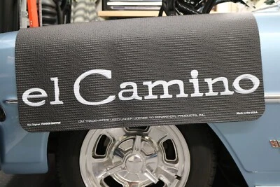 Chevrolet El Camino Logo Fender Gripper Black Cushion Protective Cover FG2048 - Image 1 of 4