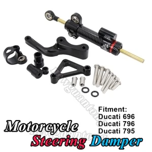 Estabilizador de dirección para DUCATI Monster 696 796 795 soporte amortiguador de dirección nuevo - Imagen 1 de 15