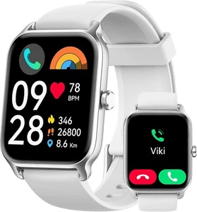 montre connectée blanche neuve - Alexa - Android/IOS - 1,8" - 100+ sports - IP68 - Photo 1/7
