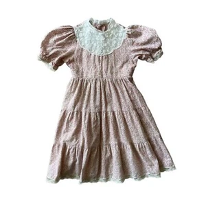Cinderella floral lace neckline dress Little Girl Dress Pink Size 4 - Picture 1 of 8