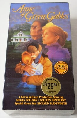 1996 ANNE OF GREEN GABLES 2 TAPE VHS SET STARRING MEGAN FOLLOWS FACTORY SEALED - Image 1 of 2