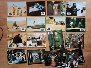 STAR WARS 1977 complete set of 24 vintage German lobby cards - KRIEG DER STERNE - Picture 1 of 4